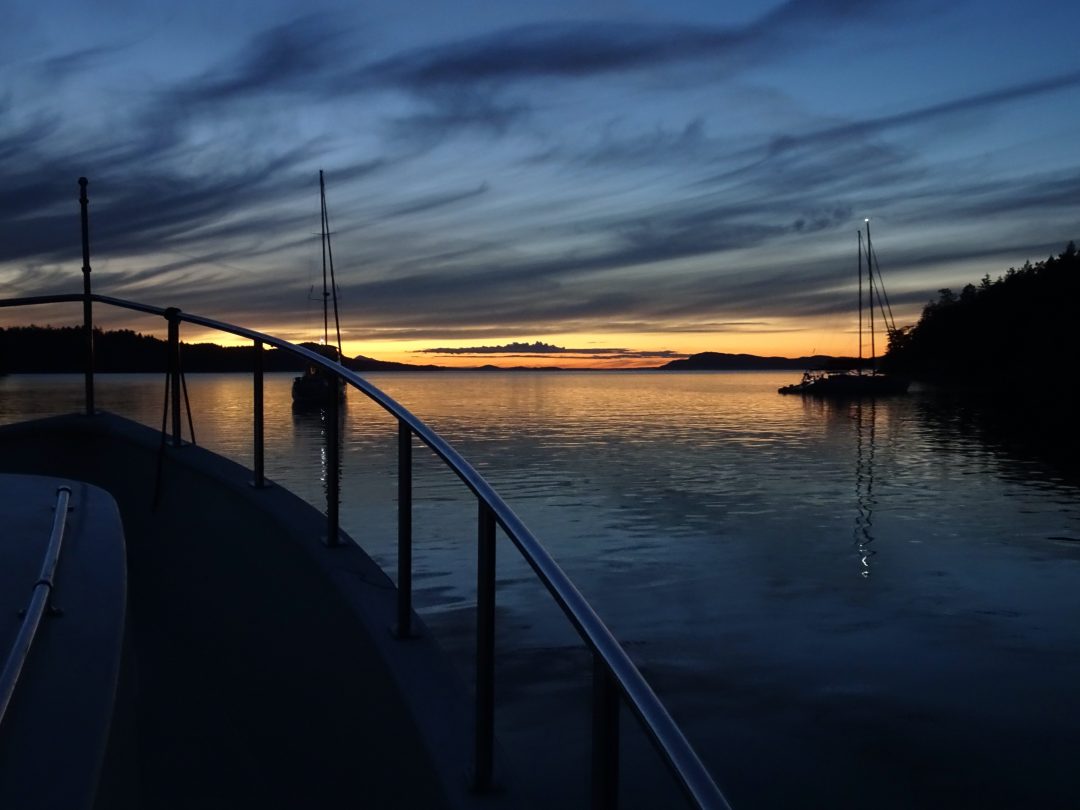 Sunset in James Bay