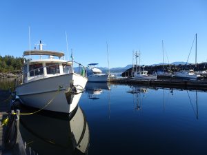 The motor vessel Mischief in Vananda